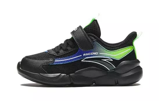 Детские кроссовки PS Low-top черные/желтые/синие Anta Kids, черный/желтый/синий