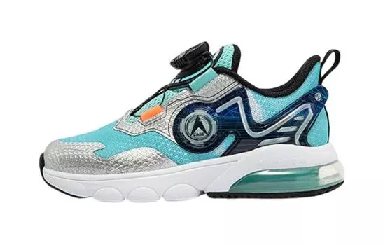 Детские кроссовки PS Low-top Cyan/Black/Silver Xtep