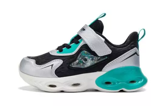 Детские кроссовки PS Low-top Green Xtep, черный/зеленый