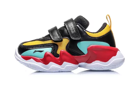 Детские кроссовки PS Low-top Standard Black/Chrome Yellow Lining Young