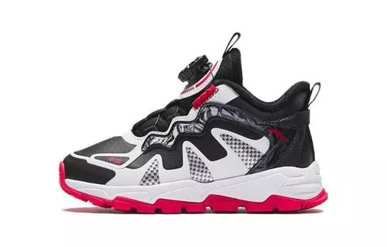 Детские кроссовки PS Mid-top черные/белые Anta Kids, черный/белый