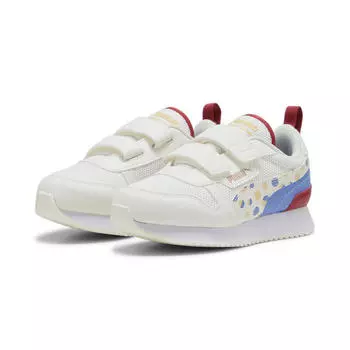 Детские кроссовки PUMA R78 Summer Camp PUMA Warm White Blue Skies Chamomile Beige