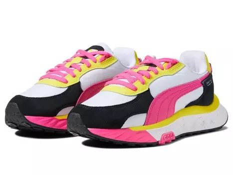 Детские кроссовки Puma Wild Rider Rollin, бело-розовый
