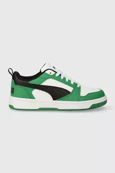Детские кроссовки Rebound V6 Lo Jr Puma, зеленый