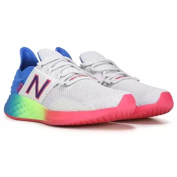 Детские кроссовки roav sneaker little kid от New Balance, grey/rainbow