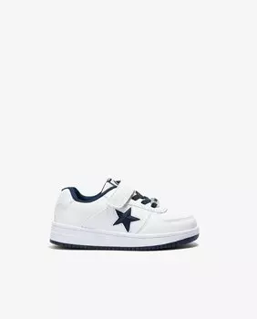 Детские кроссовки с подсветкой и звездочкой и застежкой-липучкой Conguitos, белый