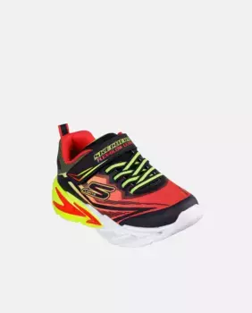 Детские кроссовки с подсветкой Skechers, чёрный