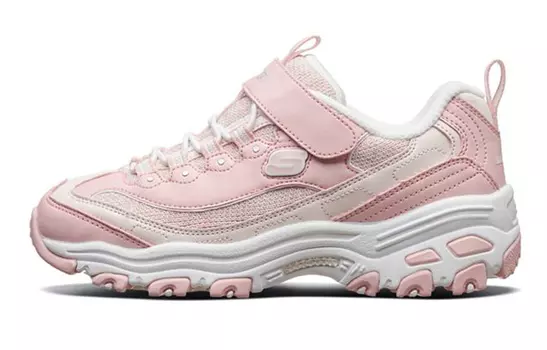 Детские кроссовки серии D"LITES GS Low-top розового цвета Skechers