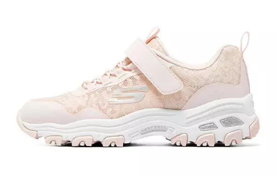 Детские кроссовки серии D"LITES GS Low-top розового цвета Skechers