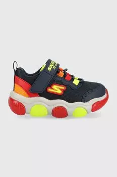 Детские кроссовки Skechers Mighty Glow, темно-синий
