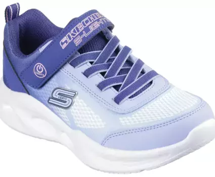 Детские кроссовки Skechers "SKECHERS SOLA GLOW", мигающая обувь, светодиодная обувь, обувь на липучке с мигающей подошвой Skechers Kids, голубой