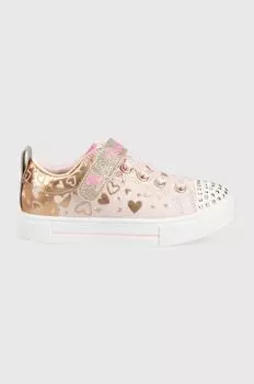 Детские кроссовки Skechers Twinkle Sparks Heather Charm, золотой
