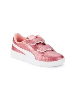 Детские кроссовки Smash 3.0 Glitz Glam Puma, розовый