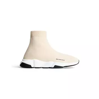 Детские кроссовки Speed Recycled Knit BALENCIAGA, светло-бежевый