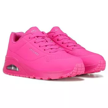 Детские кроссовки Street Uno Little/Big Kid Skechers, розовый