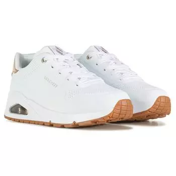 Детские кроссовки Street Uno Little/Big Kid Skechers, белый