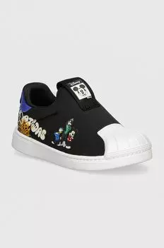 Детские кроссовки SUPERSTAR 360 adidas Originals, черный