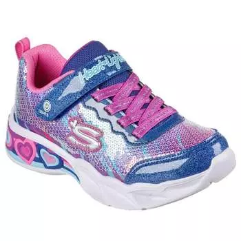 Детские кроссовки SWEETHEART LIGHTS LETS SHINE Темно-синие SKECHERS, цвет blau