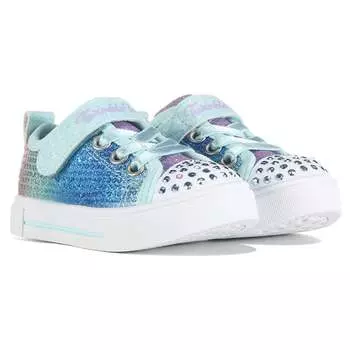 Детские кроссовки Twinkle Sparks для малышей/маленьких детей Skechers, синий
