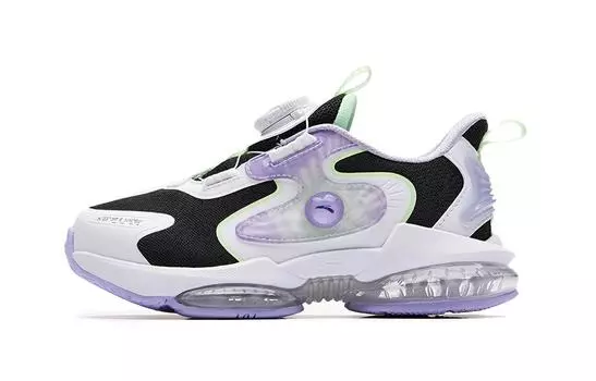 Детские кроссовки UFO 4.0 PS Low-top черные/белые/фиолетовые Anta Kids