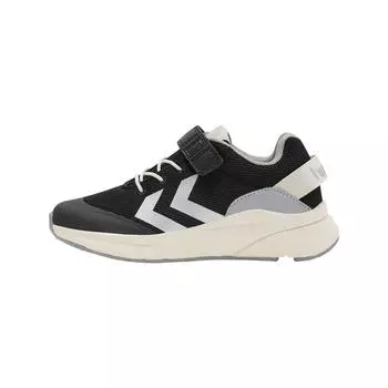 Детские кроссовки унисекс Reach 250 Recycled Jr средней длины HUMMEL, черный