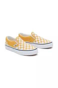Детские кроссовки UY Classic Slip-On Vans, желтый