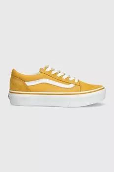 Детские кроссовки Vans Old Skool Platform, желтый