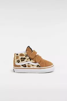 Детские кроссовки Vans SK8-Mid Reissue, бежевый