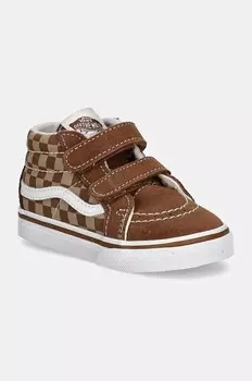 Детские кроссовки Vans SK8-Mid Reissue, коричневый