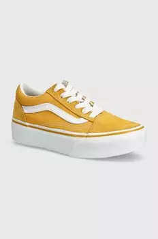 Детские кроссовки Vans UY Old Skool Platform, желтый