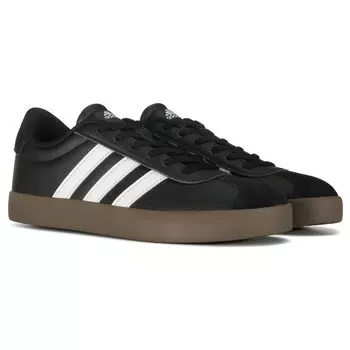 Детские кроссовки VL Court 3.0 Little/Big Kid Adidas, черный
