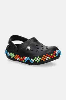 Детские кроксы CROCBAND COLORFUL LIGHTS CLOG Crocs, черный