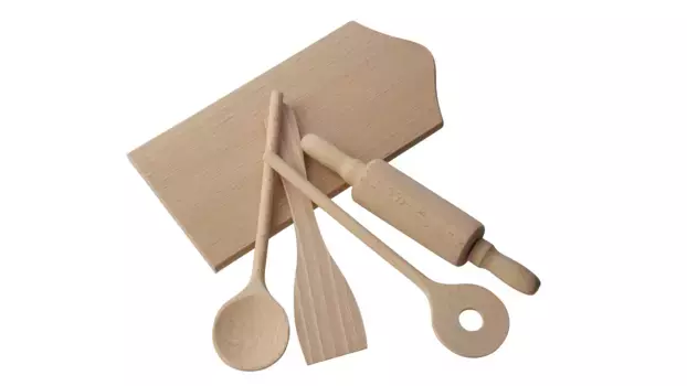 Детские кухонные принадлежности Glckskfer, включая доску из 5 частей 503824 Glueckskaefer