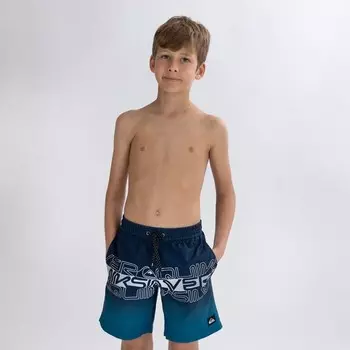 Детские купальники на каждый день, размер 17 дюймов/44 см Quiksilver, синий
