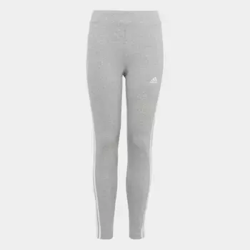Детские леггинсы Adidas Essentials Cotton 3-Stripes, серый