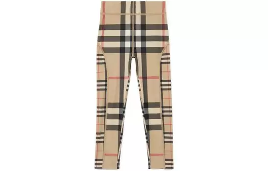 Детские леггинсы Burberry, цвет Brown