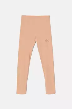 Детские леггинсы Calvin Klein Jeans ЛЕГГИНГИ, оранжевый