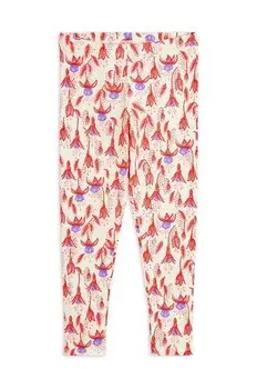 Детские леггинсы цвета фуксии Mini Rodini, красный