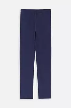 Детские леггинсы из хлопка крокодила, 2 шт Coccodrillo, темно-синий