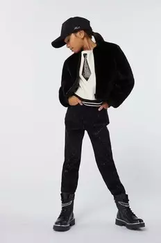 Детские леггинсы Karl Lagerfeld, черный
