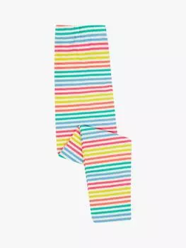 Детские леггинсы libby из органического хлопка в насыщенную полоску Frugi, разноцветный
