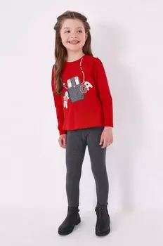 Детские леггинсы Mayoral, серый