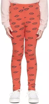 Детские леггинсы с красными губами nadadelazos