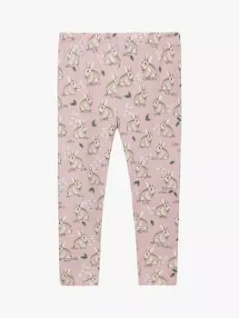 Детские леггинсы с кроликом Trotters, цвет Rose Pink