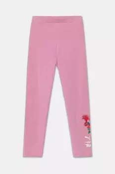 Детские леггинсы X Trolls Леггинсы с высокой талией Puma, розовый