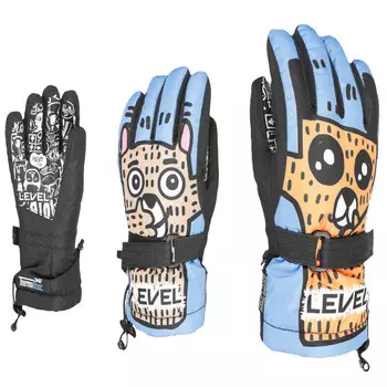 Детские лыжные перчатки Level, разноцветный