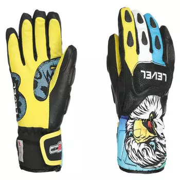 Детские лыжные перчатки Level, разноцветный