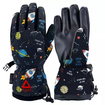 Детские лыжные перчатки Matt, разноцветный