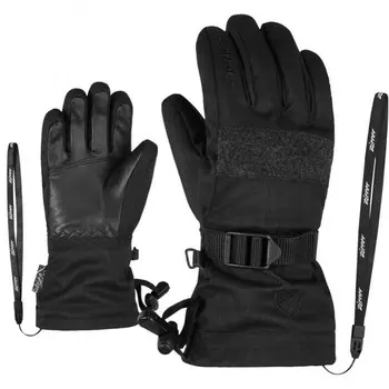 Детские лыжные перчатки Ziener, черный