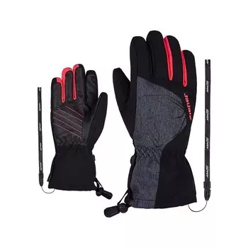 Детские лыжные перчатки Ziener, черный